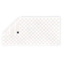 cream beach towel - wet ivy towels - wet ivy sand free beach towel - fast dry towel - fast drying beach towel - checkered beach towel - checkered towel - cream checker towel - striped beach towel - towel with stripes - large beach towel - microfibre beach towel - youthful beach towel - plain beach towels - minimalistic towel