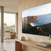 Little Hellfire Bay Cape Le Grand print in coastal living room - Esperance WA landscape photography - large format acrylic wall art - interior designer wall art - beach house decor - Australian coastal photography - Josh Whiting Photos