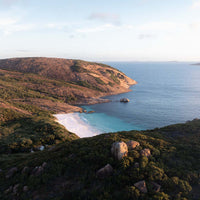 Little Hellfire Bay at sunset Cape Le Grand National Park Esperance Western Australia - white sand tucked into granite headlands - south coast WA fine art landscape photography - Josh Whiting