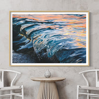 Framed Ocean Art - Framed surf photography - Oak Framed surf print - Oak Framed Prints - Oak Frames online - Buy art online - Order prints online - Coastal Wall Art