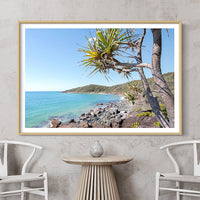 Noosa Wall Art - Sunshine Coast Photography - Photography and Videography Services - Australian Wall Art - Coastal Beach Print - Coastal Wall Art - Pandanus Tree - Granite Bay Noosa - Wall Art Australia - Coastal Canvas Print - Canvas Beach Print - Modern Coastal Wall Art - Coastal Boho Wall Art - Coastal Wall Hanging Australia