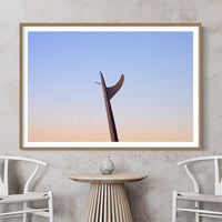 Surf Art - Surf Art Australia - Minimalistic Artwork - Surfboard Wall Art - Coastal Wall Art - High Quality Prints - Printing and Framing Sunshine Coast - Sunshine Coast Wall Art - Australian Wall Art - Malibu Ocean - Single Fin Surfboard