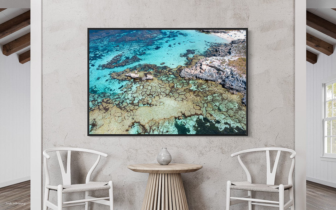 Europe Theme Prints - Australian Artwork - Western Australia - Framed Tropical Prints - Simple Wall Art - Minimal Wall Art - Nautical Wall Art - Coastal Decor - Australian Decor - Order Prints Online