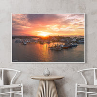 Floating frame canvas print - white frame - Coastal Wall Art - Australian wall art - Cheap Prints Australia - Large Wall Art Prints