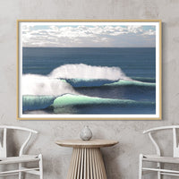 Framed Paintings Australia - Oak framed wall art - Limited Edition Artwork - Limited Editions Prints Sunshine Coast - Sunshine Coast Art and Framing - Coastal Wall Art - Large original prints - Abstract Wall Prints - Oak Framed Coastal Artwork - Blue coloured prints - Beach Themed artwork