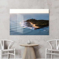 Point Cartwright Sunshine Coast QLD - aerial coastal landscape photography - frameless acrylic print - premium contemporary wall art - Sunshine Coast fine art photography - acrylic prints Australia - Josh Whiting Photos