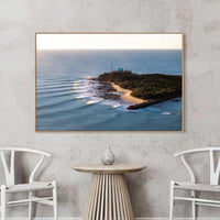 Carties Point Cartwright QLD - Sunshine Coast photos - oak floating frame canvas - extra large landscape wall art - Australian photography print - Airbnb wall art Sunshine Coast - Josh Whiting Photos