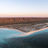 Turquoise Bay Exmouth Western Australia - Ningaloo Reef aerial drone photography - Coral Coast WA - Cape Range National Park - golden hour beach photography - coastal fine art photography print - Josh Whiting Photos