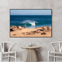 Canvas print black frame
