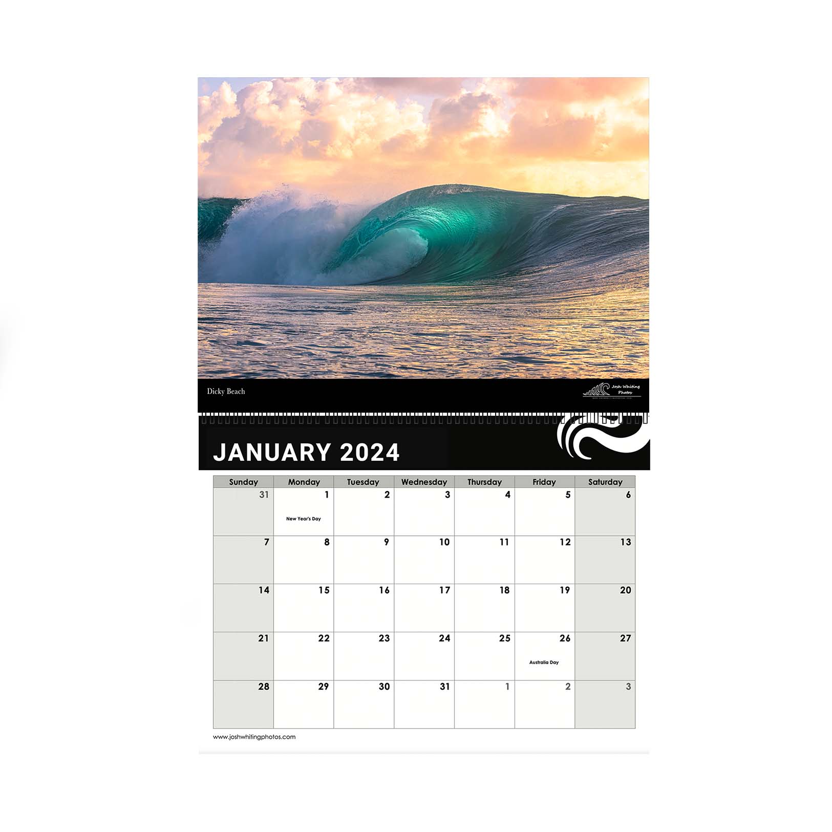 2024 Wall Calendar Large wall Calendar Australia Wall Calendar