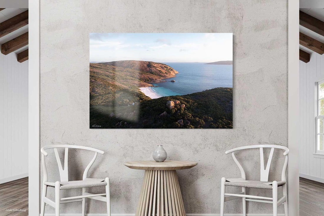 Cape Le Grand National Park Esperance - Little Hellfire Bay sunset photography - frameless acrylic landscape print - premium contemporary wall art - Western Australia fine art photography - acrylic prints Australia - Josh Whiting Photos