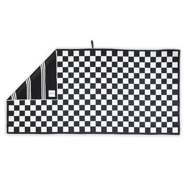 Sand Free Beach Towels - Checkered Beach Towel - Checker towels - Checkerboard towels - Microfiber beach towel - beach towels australia - towel with carry bag - sustainably beach towels - travel towels - quick dry towels