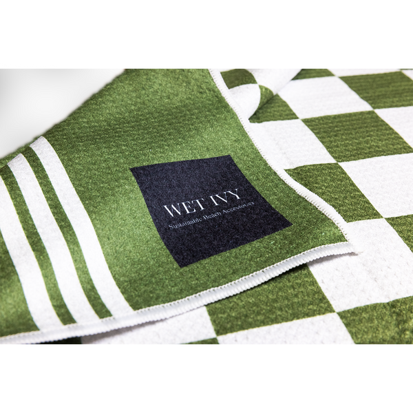 sand free towels - sand free beach towel - luxury beach towels - sand towel - microfiber towel - tesalale towels - dock and bay towel  - olive beach towel - olive checkered beach towel - trendy beach towels - aesthetic beach towels - best towels for the beach - sand free swimming towels - personalised beach towels - sustainable beach accessories - beach essentials - buy beach towels online - sand resistant towels