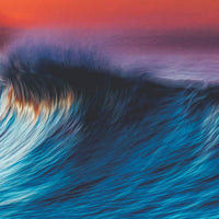 coastal wall art - sunset ocean wave print - sunset water prints - australian photography prints - wall art australia - wall art - wall decor - ocean prints - ocean wall art