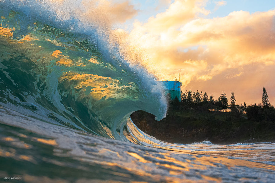 Australian Surf - Sunshine Coast Picture - Local Artwork - beach photography print - wave slab - reef surf breaks sunshine coast 