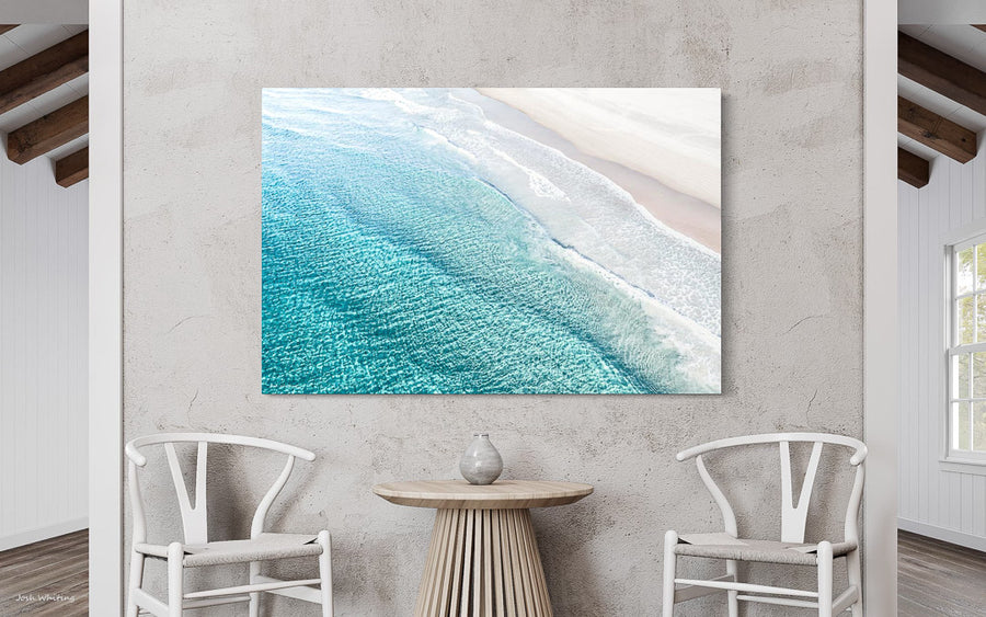 Rainbow Beach to Noosa - Canvas Prints Online - Canvas Factory Australia - Local Wall Art - Blue Wall Art - Waves At the Beach - Sunshine Coast Photographer - Travelling Australia - Double Island Point - Sunshine Coast Wall Art - Australian Photography Print - Acrylic Prints Online