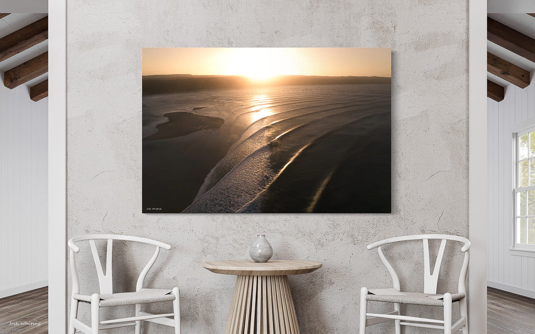 Canvas Surf Art - Best surf in Australia - Point Break Surfing - Aerial Surf Print - Surf Photography Australia - Surf Shots Australia - Australian Photographer - Framed Surf Art - Surf Canvas Prints - Golden Wave Print - Swell Lines Print - Swell Lines Sunshine Coast - Swell Lines - Rainbow Beach - Double Island Point Surfing - Best Point Break surfing - Surf Images Australia - Acrylic photo prints - Metal Wall Art - Acrylic Wall Art