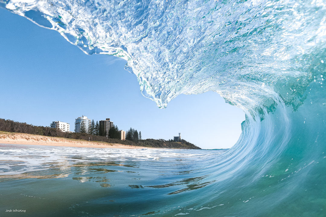 Australian Surf Photography - Coastal Beach Art - Wave Picture - Surf Photography - Best Surf Photography Australia - Crystal clear waves at Kawana Beach. Canvas print, acrylic print - Sunshine Coast Photography Prints, Point Cartwright Surf - Sunshine Coast Surf