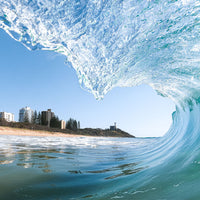 Australian Surf Photography - Coastal Beach Art - Wave Picture - Surf Photography - Best Surf Photography Australia - Crystal clear waves at Kawana Beach. Canvas print, acrylic print - Sunshine Coast Photography Prints, Point Cartwright Surf - Sunshine Coast Surf