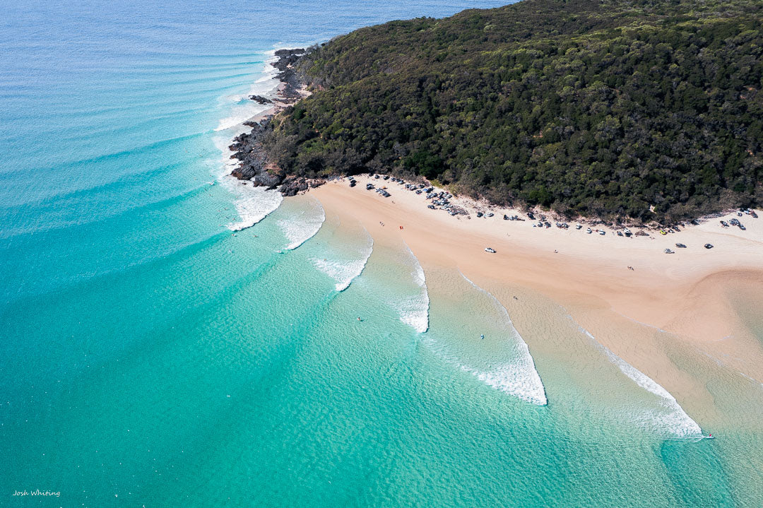 Rainbow Beach Wall Art - Australian Wall Art - Wall Art - Australia - Coastal Wall Art - Beach Aerial Print - Beach photography Print - Noosa Wall Art - Sunshine Coast Wall Art - Surf Photography Australia - Matisse Prints - Modern Art Prints  