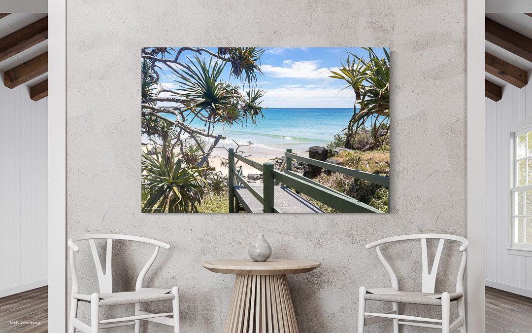 Beach Scenes - Australian Beaches Wall Art - Beach Canvas Prints - Coastal Canvas Artwork - Glossy Wall Art - Acrylic Beach Prints - Acrylic Paintings - Online Art Gallery - Best Prints in Australia - Australian Paintings - Pandanus Tree Wall Art - Wall Art of beach scenes - Neutral Wall Art - Photography Australia