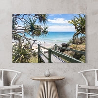 Beach Scenes - Australian Beaches Wall Art - Beach Canvas Prints - Coastal Canvas Artwork - Glossy Wall Art - Acrylic Beach Prints - Acrylic Paintings - Online Art Gallery - Best Prints in Australia - Australian Paintings - Pandanus Tree Wall Art - Wall Art of beach scenes - Neutral Wall Art - Photography Australia