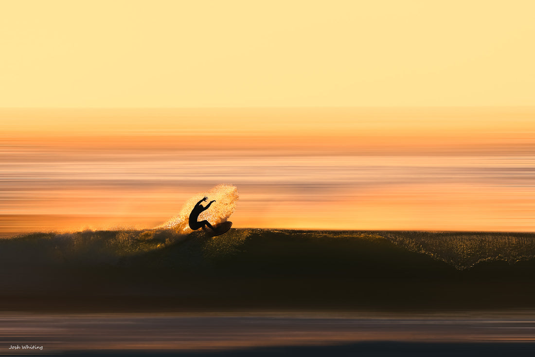 Surf Print - Sunrise Surfer Cutback - Sunshine Coast Photos - Australian Wall Art - Australian Photography Prints