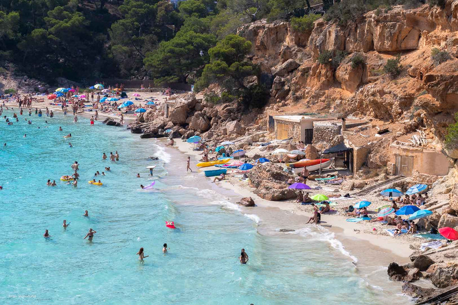 Cala Salada Beach - Cala Salada Ibiza - Ibiza Beaches - Beach Photography Prints - Coastal Wall Art - Europe Wall Art - Europe Wall Prints - Europe Prints - Europe Style Theme - Spain Beach Prints