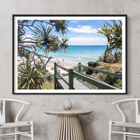 Australian Landscape Photography Prints - Cabarita Beach - Cabarita Wall Art - Black Frame Prints - Coastal Artwork with frame - Beach Entrance Australia - Coastal Homewares - Beach Scenes