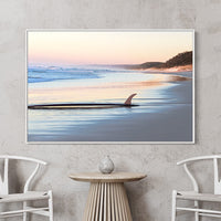 Framed Beach Art - White Framed Print - Prints of the ocean - Surfboard Print - Surfboard Art - Surfboard Wall Hangings - Surf Photography - QLD Art Gallery - Art Gallery Queensland - Wall Art Queensland - Wall Art Sunshine Coast