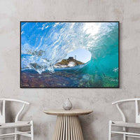 photography sunshine coast - premium beach prints - beach photography prints - Point Cartwright Lighthouse - Australian Beach Prints - Australian landscape prints - photography sunshine coast - ocean wall print - canvas prints online - canvas print with black floating frame