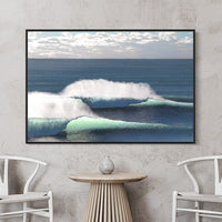 Abstract Art - Beach Abstract Art - Canvas Art Prints - Fine Art Prints - Coastal Wall Art - Print of a wave crashing - big swell Australia