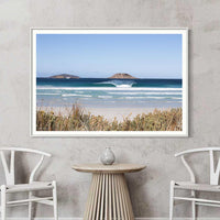 Right hand beach break - Esperance photography - Western Australia Prints - surf wave photography - white framed print - coastal wall art - beach break photography print - Australian surf photography - Josh Whiting Photos