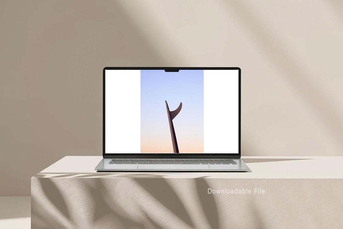 Single fin mal surfboard photography - digital download printable surf wall art - minimalist coastal interior styling - neutral surf art print - contemporary home decor - Josh Whiting Photos