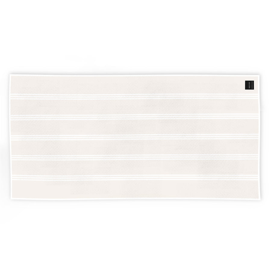 cream beach towel - lightweight towel - best travel towel - quick dry travel towel - travel towels australia - sand free beach towels - dock and bay towels - travel towel quick dry - camping towels - beach towels australia  
