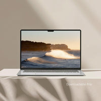 Digital wall art download, printable Sydney surf photography of Bronte Beach
