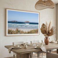 Right hand beach break Esperance Western Australia - surf photography print - oak framed print - dining room wall art - coastal wall art - beach break photography - Josh Whiting Photos