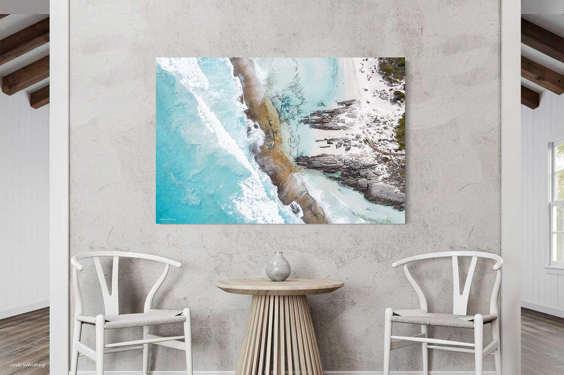 Eleven Mile Beach canvas print, Australian coastal photography from Esperance — ready to hang coastal wall art