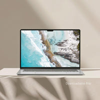 Eleven Mile Beach aerial photography digital print, Esperance Western Australia coastal wall art download