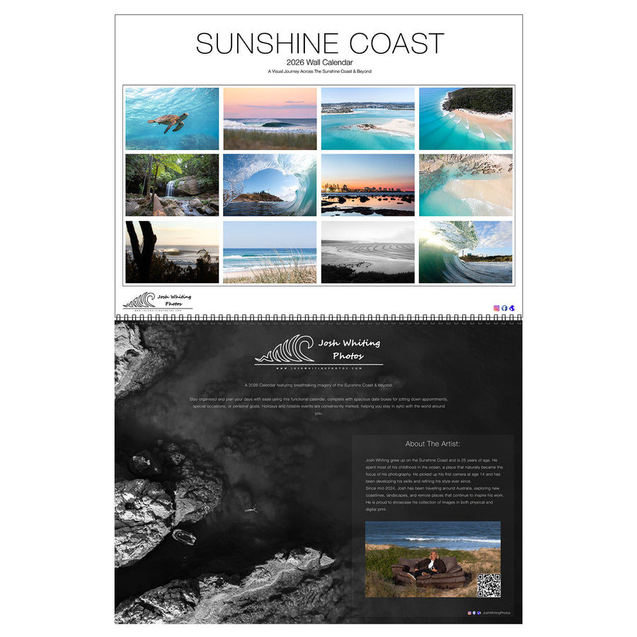 2026 Sunshine Coast Wall Calendar