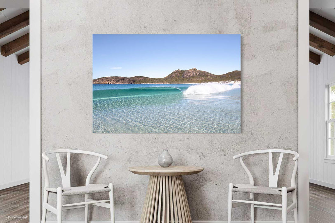 Gallery wrap canvas print, ready to hang — Hellfire Bay, Cape Le Grand National Park Western Australia coastal photography