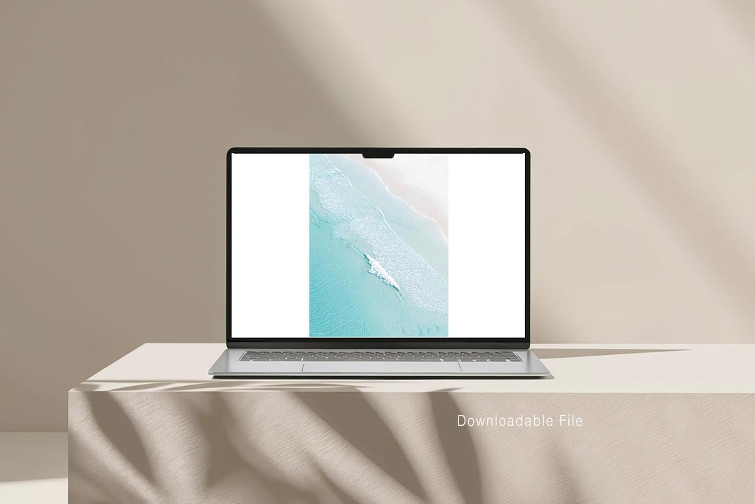 Digital download of Open Coast's aerial coastline photograph, printable Australian wall art available instantly