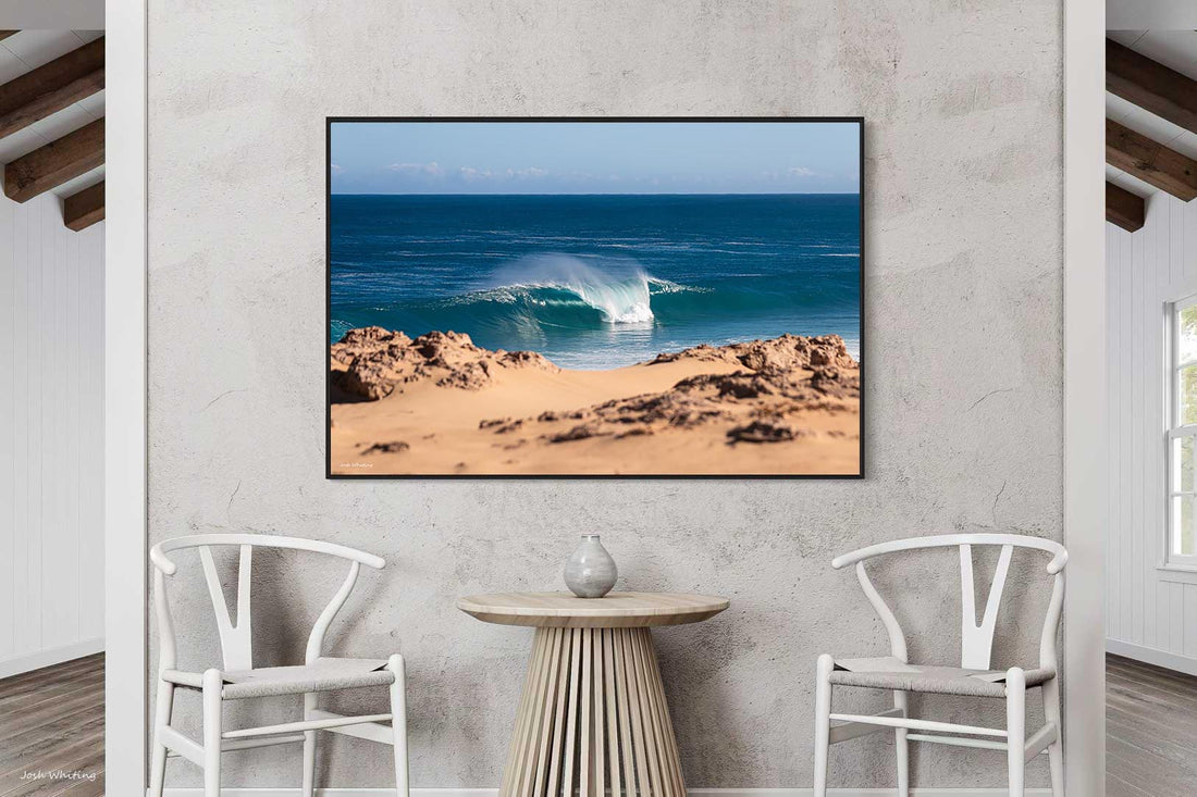 Canvas print black frame