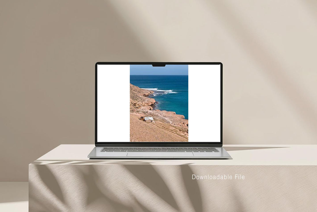 ed Bluff Quobba Station Western Australia - left hand point break digital download - printable coastal wall art - Indian Ocean wave print - contemporary coastal interior decor - Josh Whiting Photos