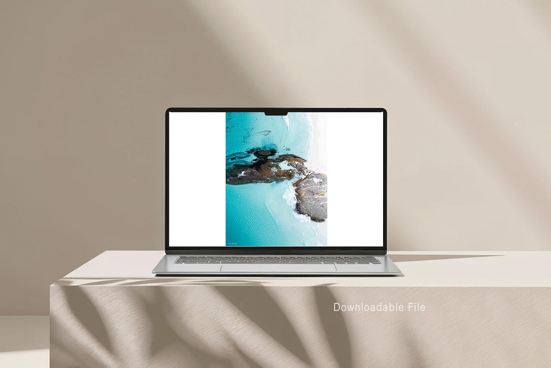 Digital wall art download, printable abstract turquoise water photography