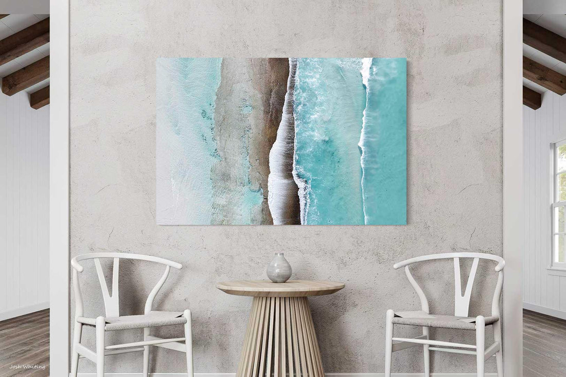 Gallery wrap canvas print, an extra large wall art option with no frame required