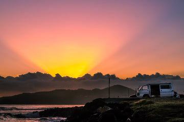Landscape Photography Print - Byron Bay Camping - Josh Whiting Photos - Australian Wall Art