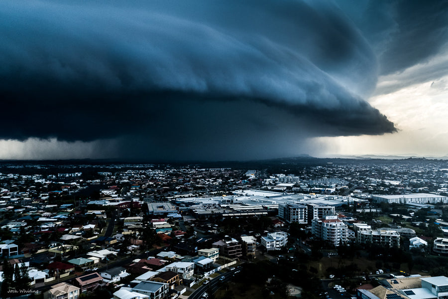 Sunshine Coast Photos - Aerial Prints - 17.11 Storm - Sunshine Coast - Josh Whiting Photos