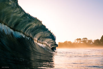 Sunshine Coast Artwork - Ocean Prints - Mooloolaba Surf shot - Caramello - Josh Whiting Photos