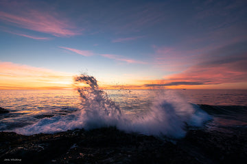 Sunshine Coast Artwork - Landscape Prints - Sea Splash - Josh Whiting Photos